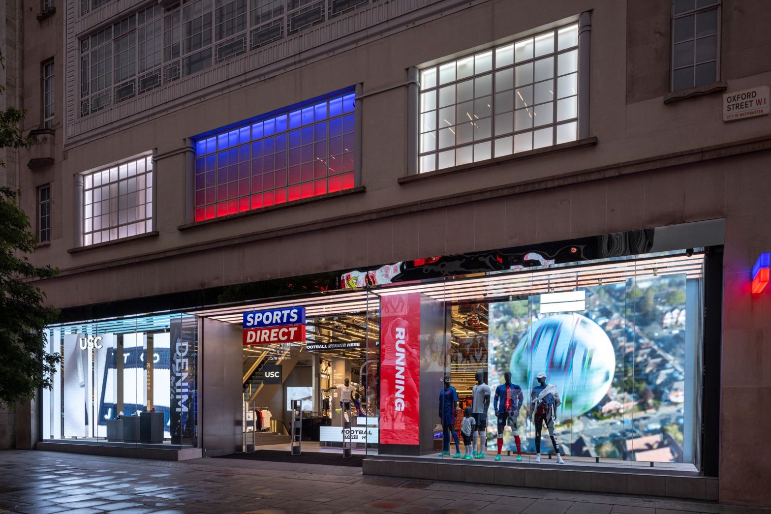 Sports Direct Oxford Street - GG Glass & Glazing | Contract Glazing ...